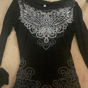 Never Worn YesStyle Y2K long sleeve Graphic Long Sleeve